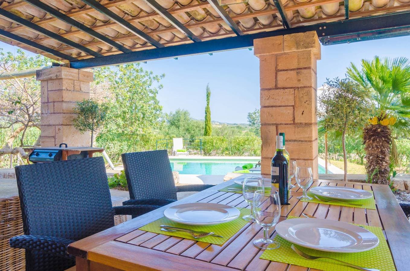 Foto 5 von 27: Son Barbot (Can Robi Nou) - Ferienhaus mit privaten Pool in Sant Llorenc des Cardassar. WiFi gratis