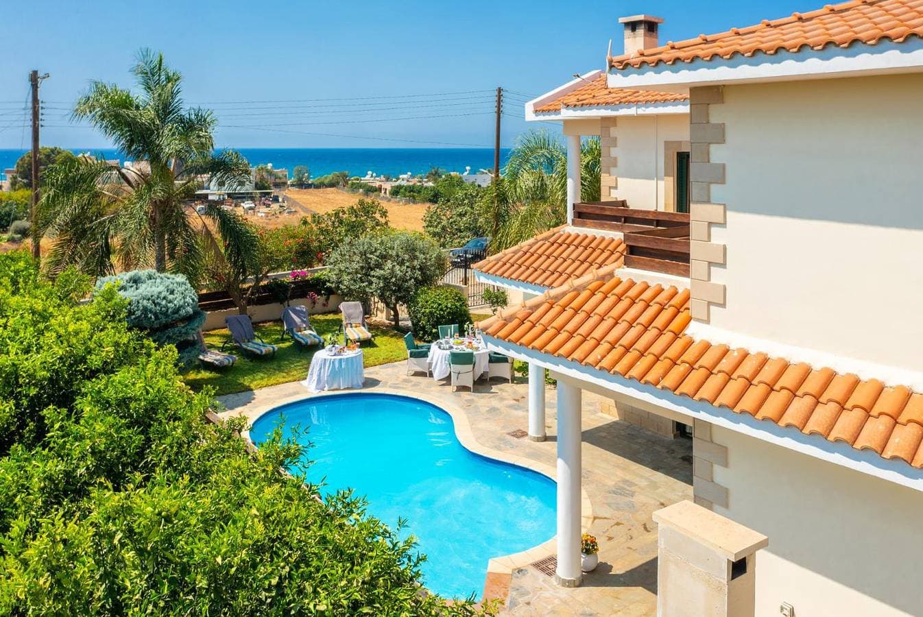 Foto 2 von 42: Villa für 8 Personen mit Meerblick