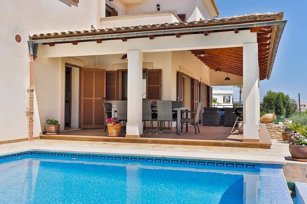 Ferienhaus Vidal für 8 Personen, privater Pool Garten in Portopetro, Klima, Wifi 1