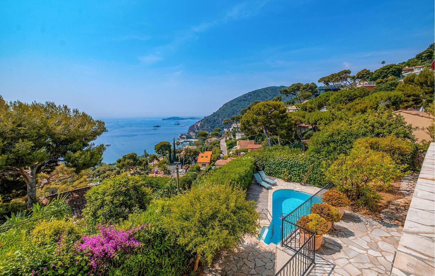 Foto 9 von 23: Apartment mit Meerblick, Pool, WiFi und Parkplatz - Èze