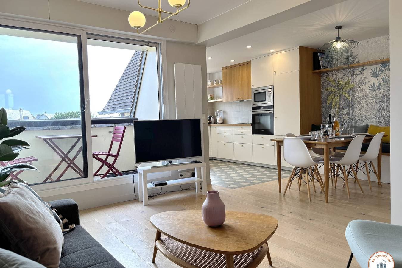 Foto 8 von 23: Ferienwohnung für 5 Personen mit Balkon