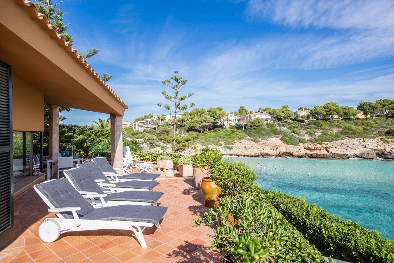 Es Mirador - Ferienhaus mit Meerblick in Cala Mandia. WiFi gratis 1
