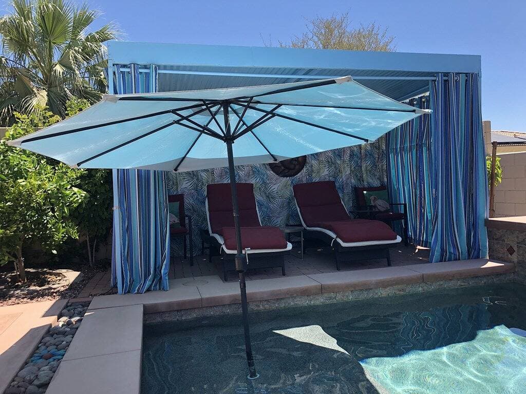 Foto 10 von 26: Privater Pool Casita - Super privat, Blick auf die Berge!