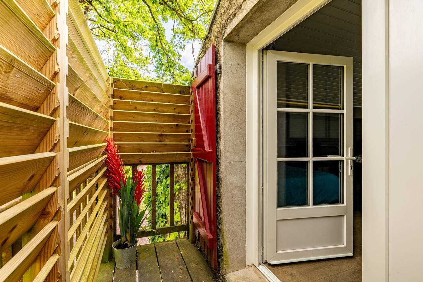Foto 13 von 21: Studio „Les Gîtes Du Robelier – Le Nid“ mit Gemeinschaftsgarten, Balkon und WLAN