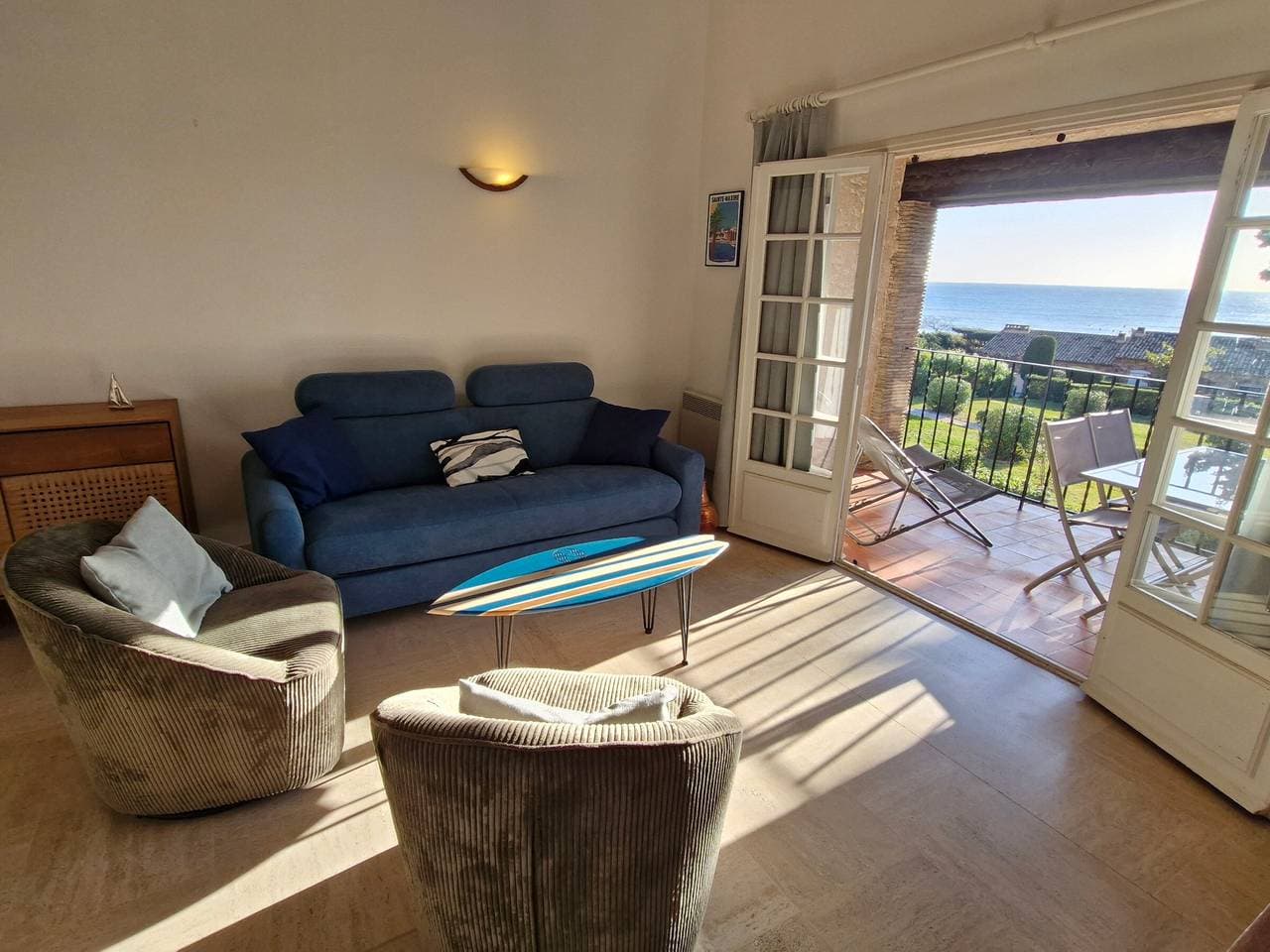 Foto 6 von 24: Apartment mit Mezzanine und Pool, Haustiere erlaubt, privater Parkplatz in Sainte-Maxime