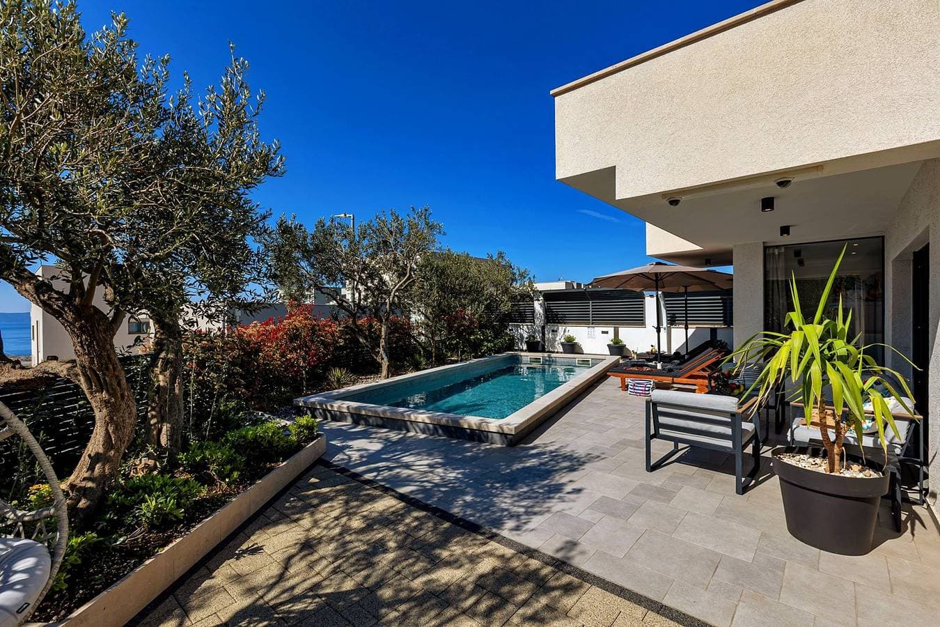 Foto 5 von 57: Villa Festina Lente in Makarska, heated pool