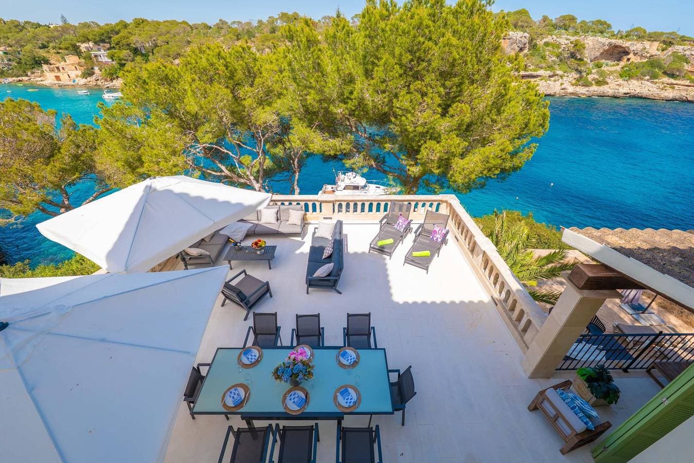 Foto 6 von 68: Villa Cala Figuera - Villa mit privatem Pool, direktem Zugang zum Meer und kostenloses WLAN