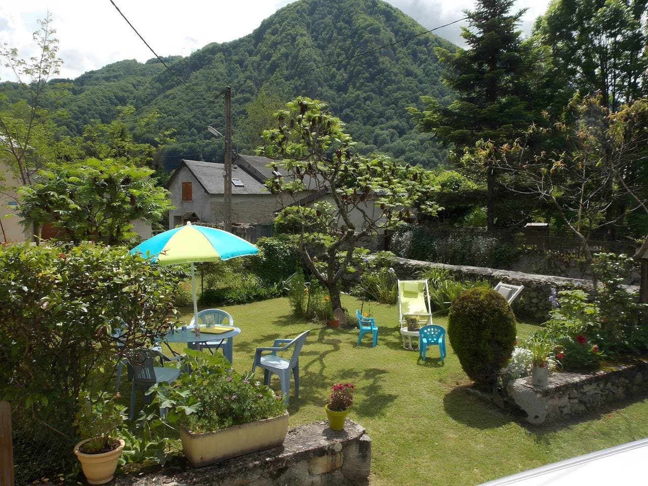Foto 5 von 16: Gîte Pyrénées Ariège Ustou – Erholung im Naturpark, Blick auf die Berge, 4 Personen