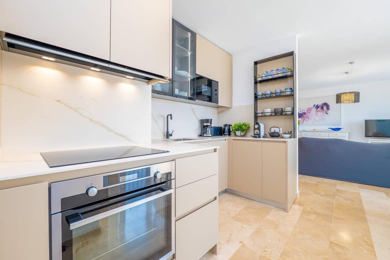 Foto 13 von 34: Brisa Marina - Modernes Apartment direkt am Meer in Colònia de Sant Pere – Kostenloses WLAN