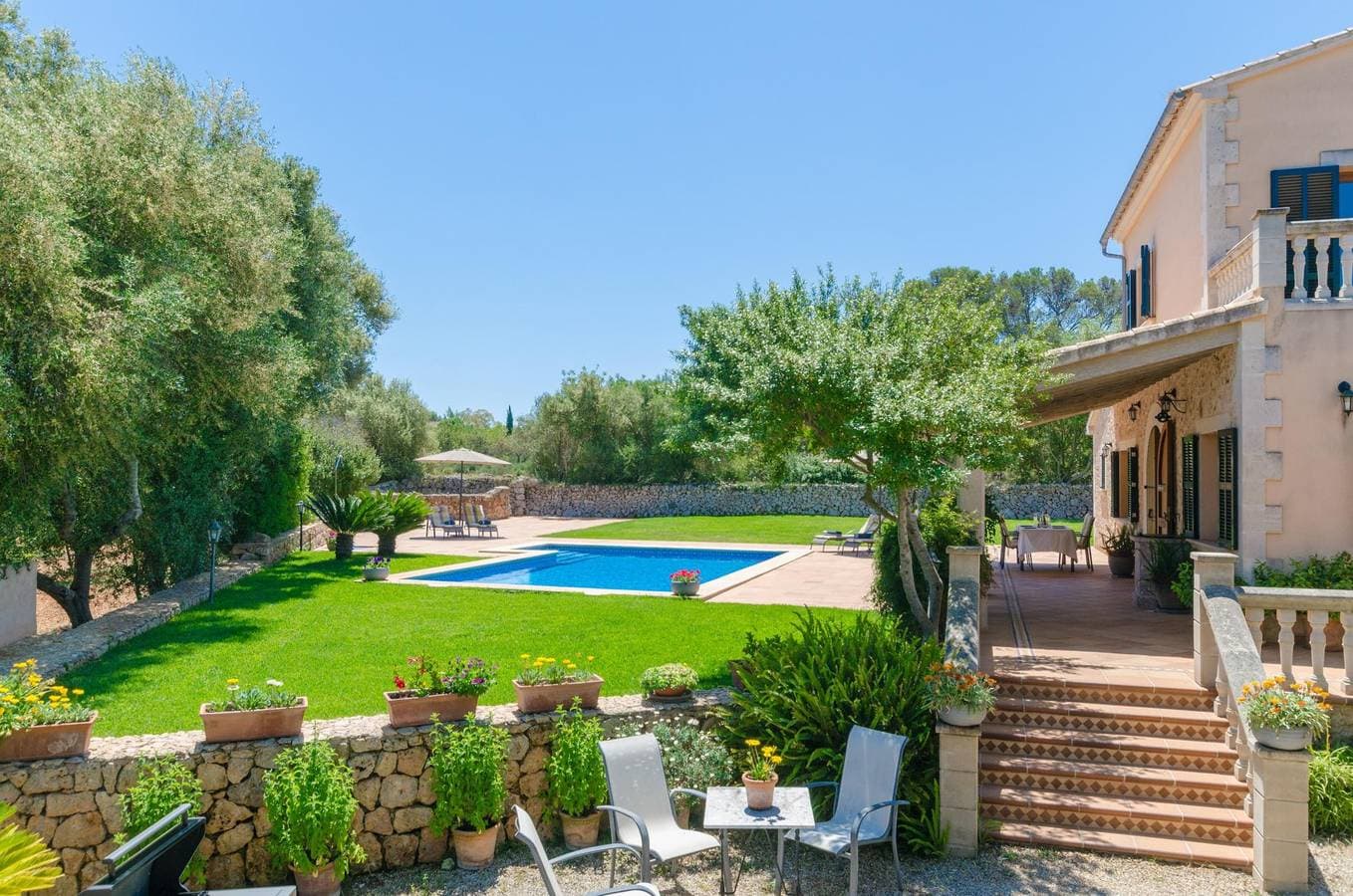 Foto 7 von 45: Es Vedat  6- Ferienhaus mit privaten Pool in Lloret De Vistalegre. WiFi gratis