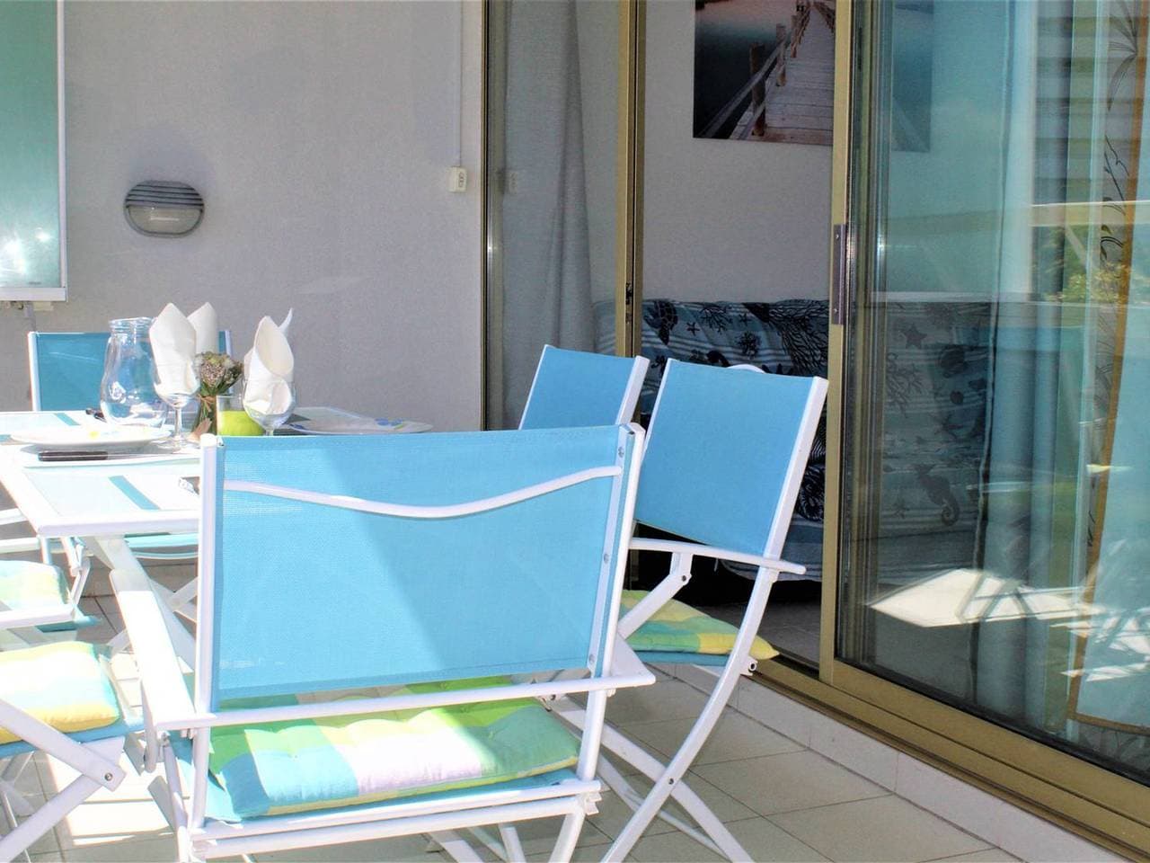 Foto 3 von 16: Schöne 3-Zimmer-Wohnung mit Terrasse und Parkplatz in Villeneuve-Loubet Plage