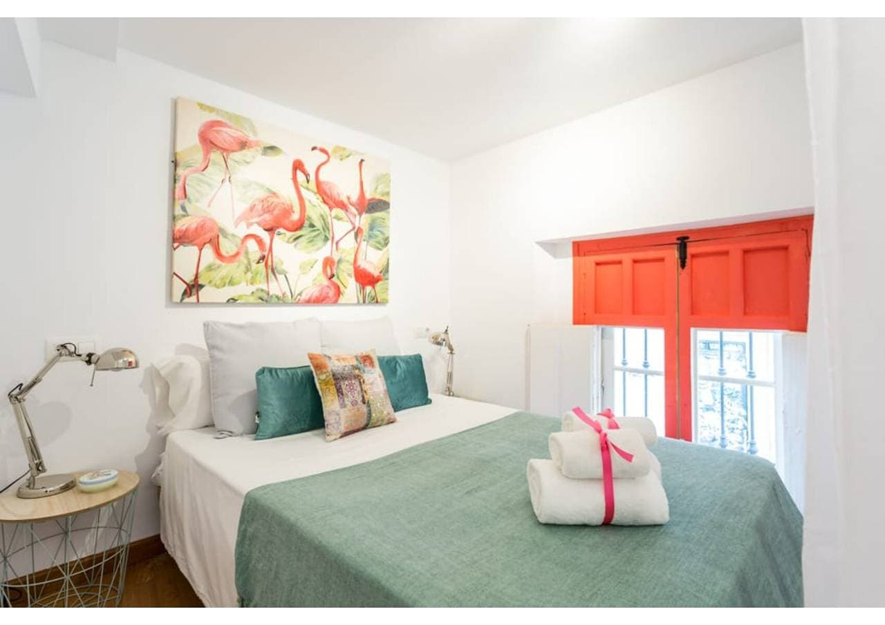 Foto 12 von 24: Maisonettewohnung 'Dúplex con Encanto en el Centro Histórico de Sevilla' mit WLAN, Klimaanlage und voll ausgestatteter Küche