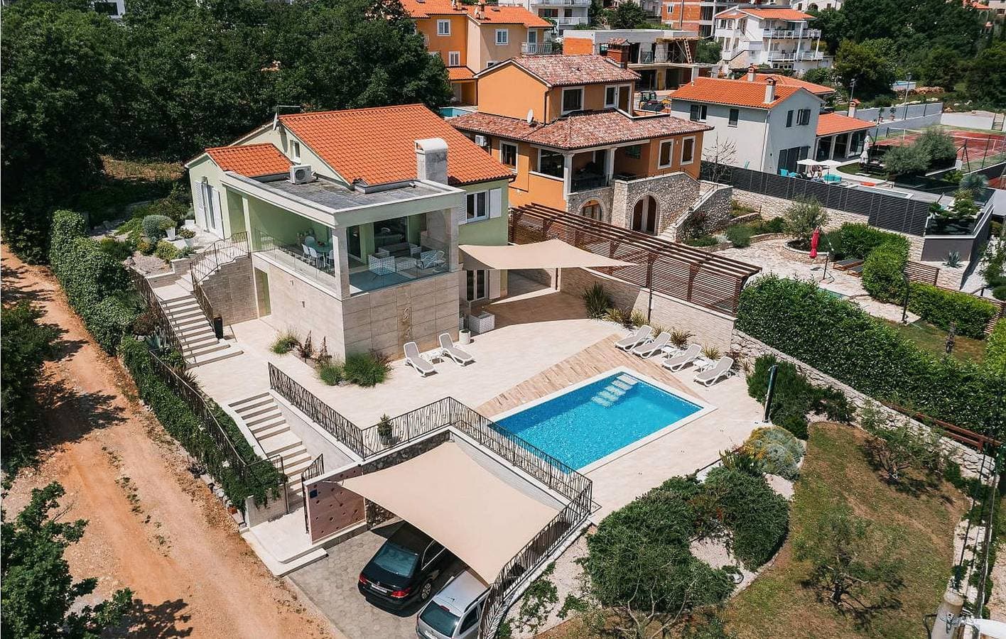 Foto 4 von 39: Charmantes Apartment am Pool mit Terrasse, 1,5 km vom Strand entfernt