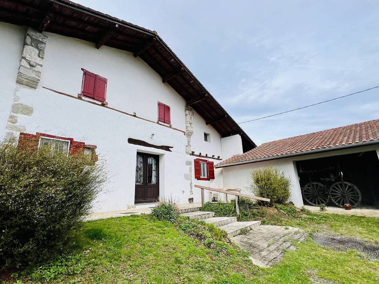 Foto 2 von 20: Charmantes Haus in Louhossoa, 6 Personen - Garten & Kamin