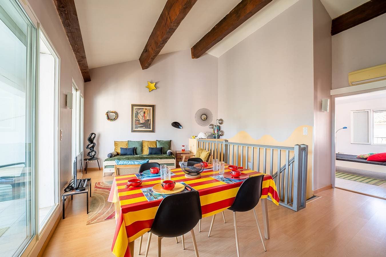 Foto 11 von 16: Ferienwohnung für 4 Personen mit Ausblick