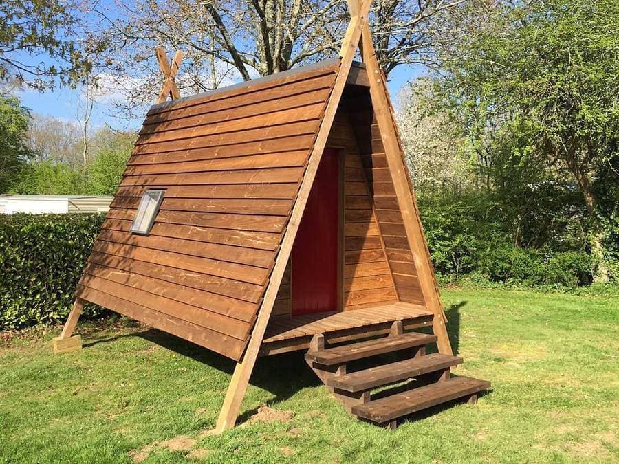 Foto 1 von 19: Flower Camping L'Ile Des Trois Rois - Einzigartig 2 personen - Cabadienne 7 m² + Kitchenette