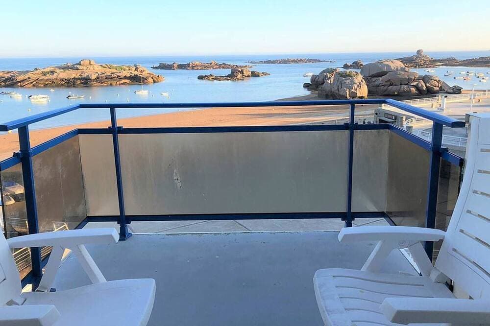 Foto 11 von 13: 3*-Apartment mit Balkon und Parkplatz gegenüber dem Strand von Trégastel