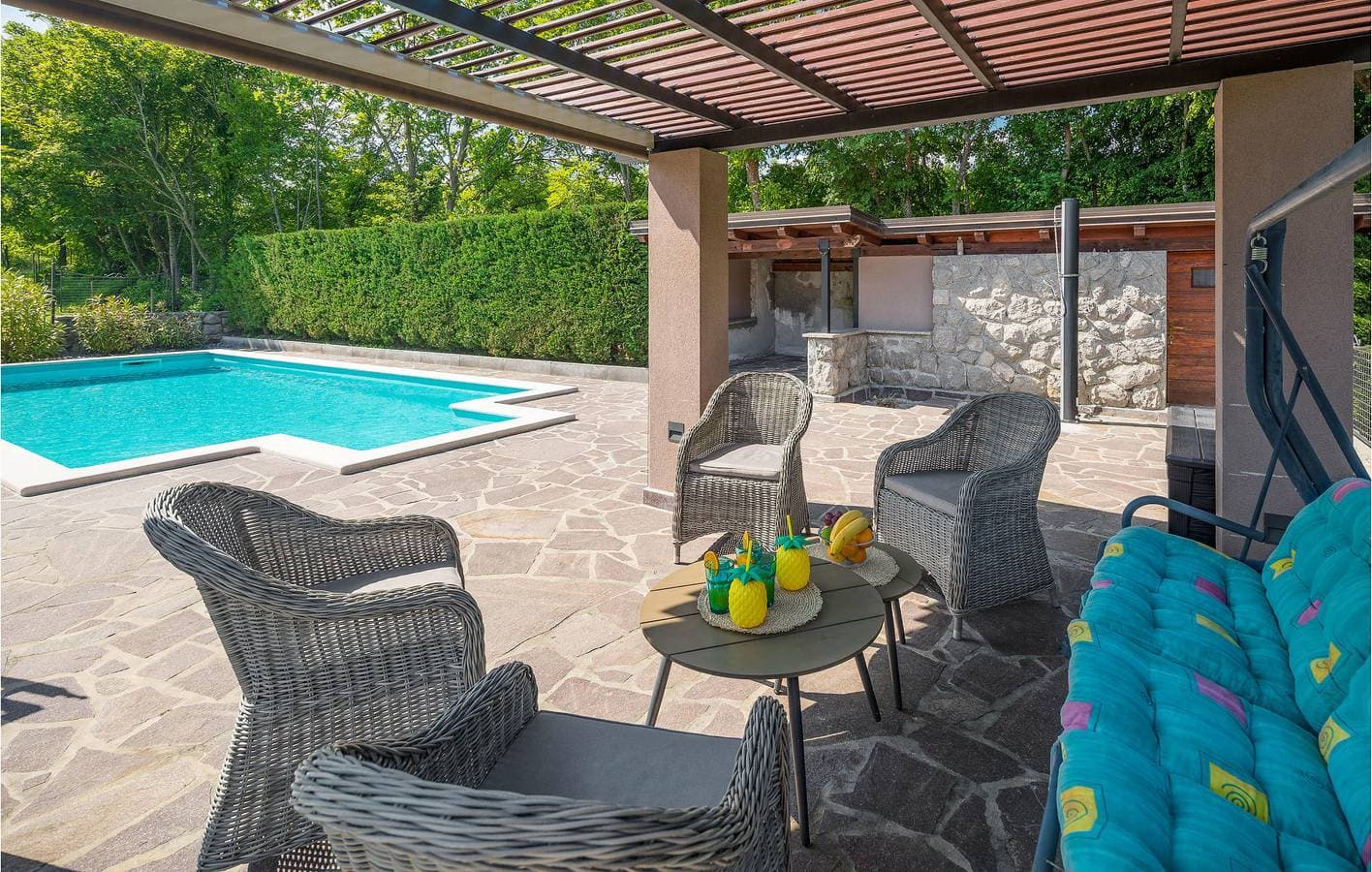 Foto 5 von 35: Geräumige Unterkunft, 2 km von Buzet entfernt: Pool, WLAN und Parkplatz inklusive