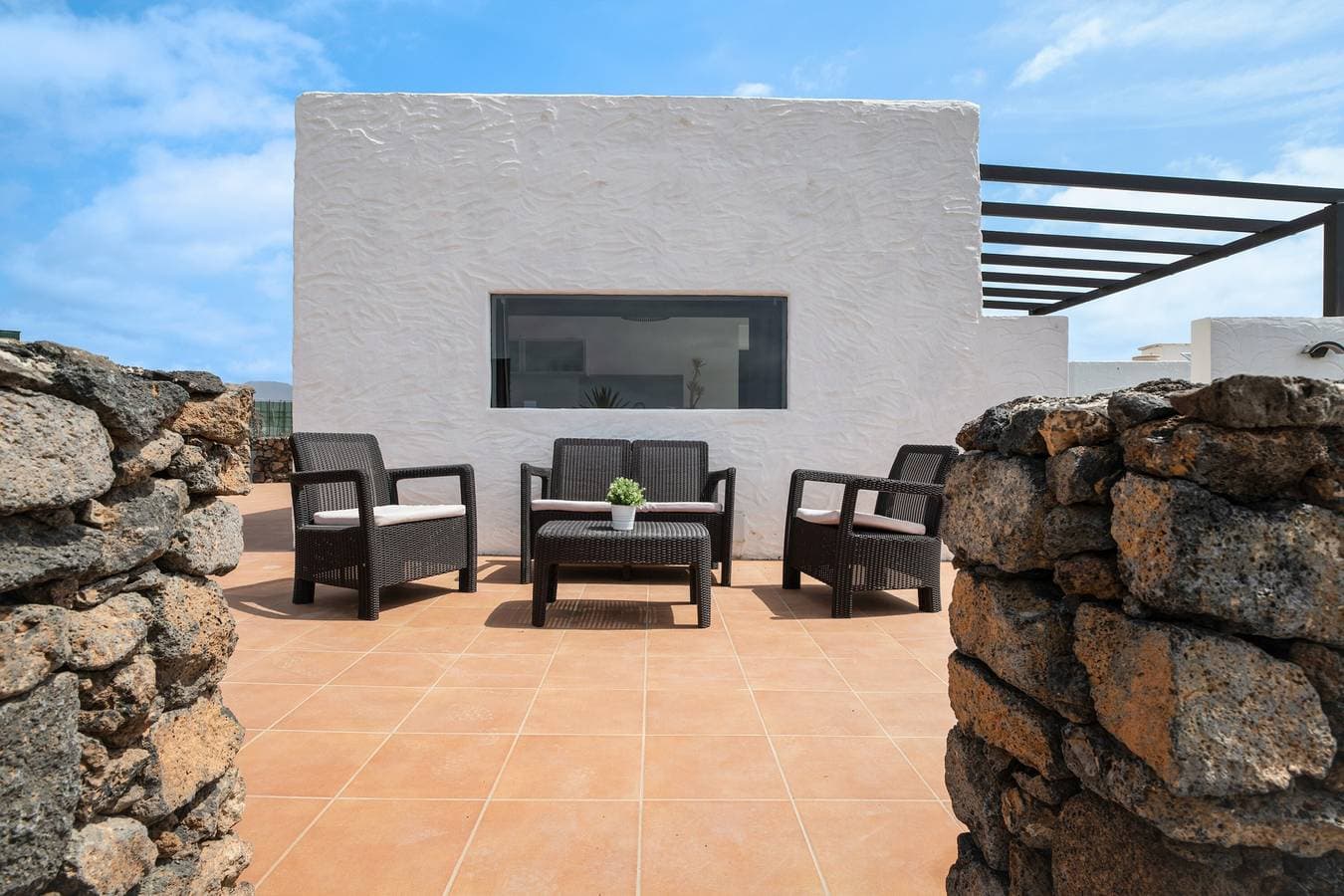 Foto 5 von 22: Ferienvilla 'Playa Marina Eco Bungalow Mala' mit Meerblick, Gemeinschaftspool und WLAN