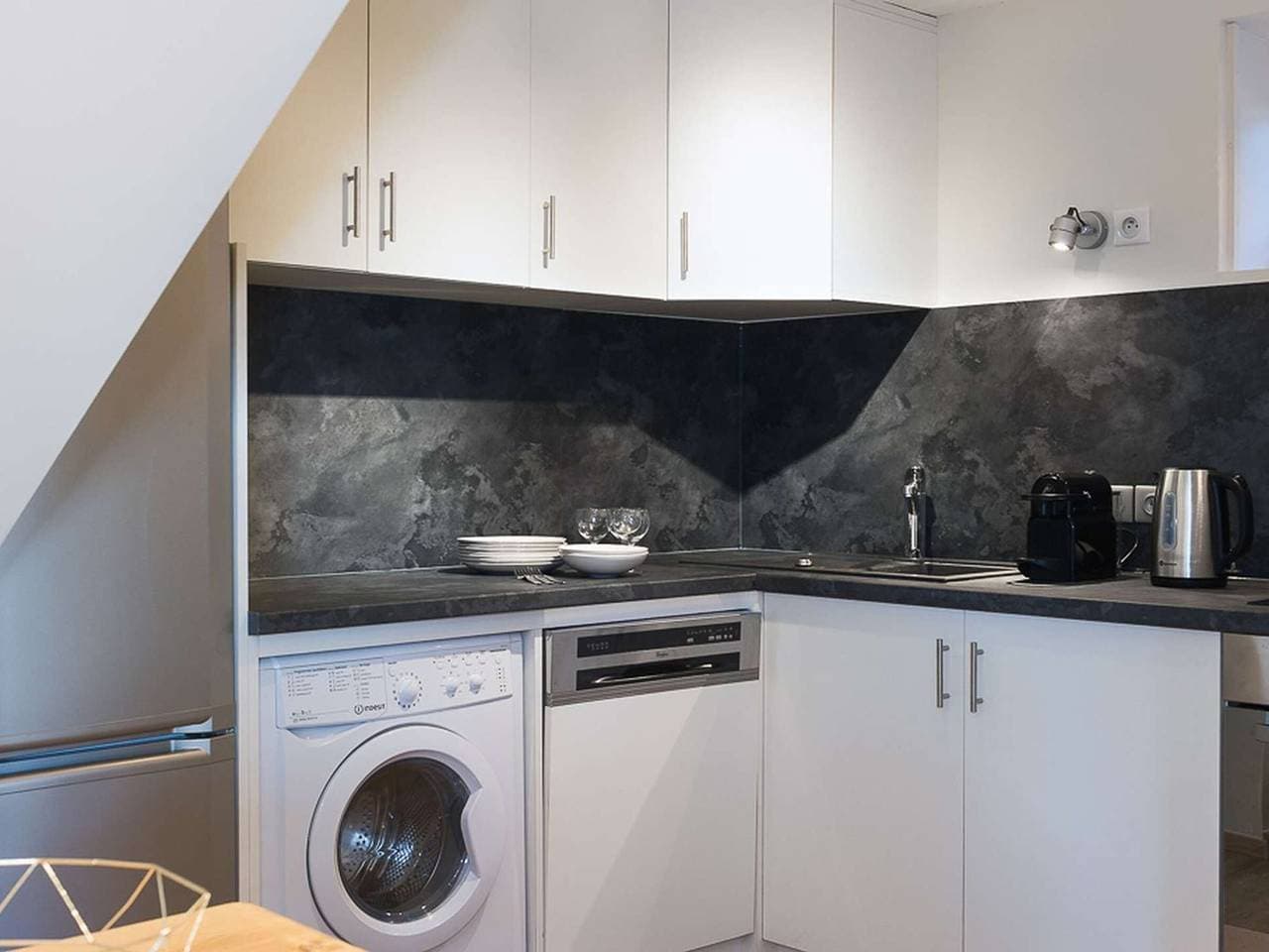 Foto 5 von 14: Stilvolles 50m² Apartment - Courchevel 1850 - 4 Personen - Schöne Aussicht - Gemütlicher Kamin