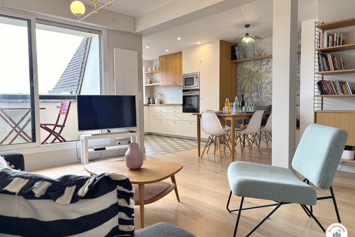Foto 2 von 23: Ferienwohnung für 5 Personen mit Balkon
