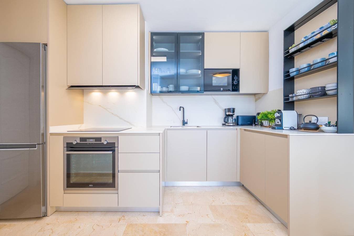 Foto 12 von 34: Brisa Marina - Modernes Apartment direkt am Meer in Colònia de Sant Pere – Kostenloses WLAN