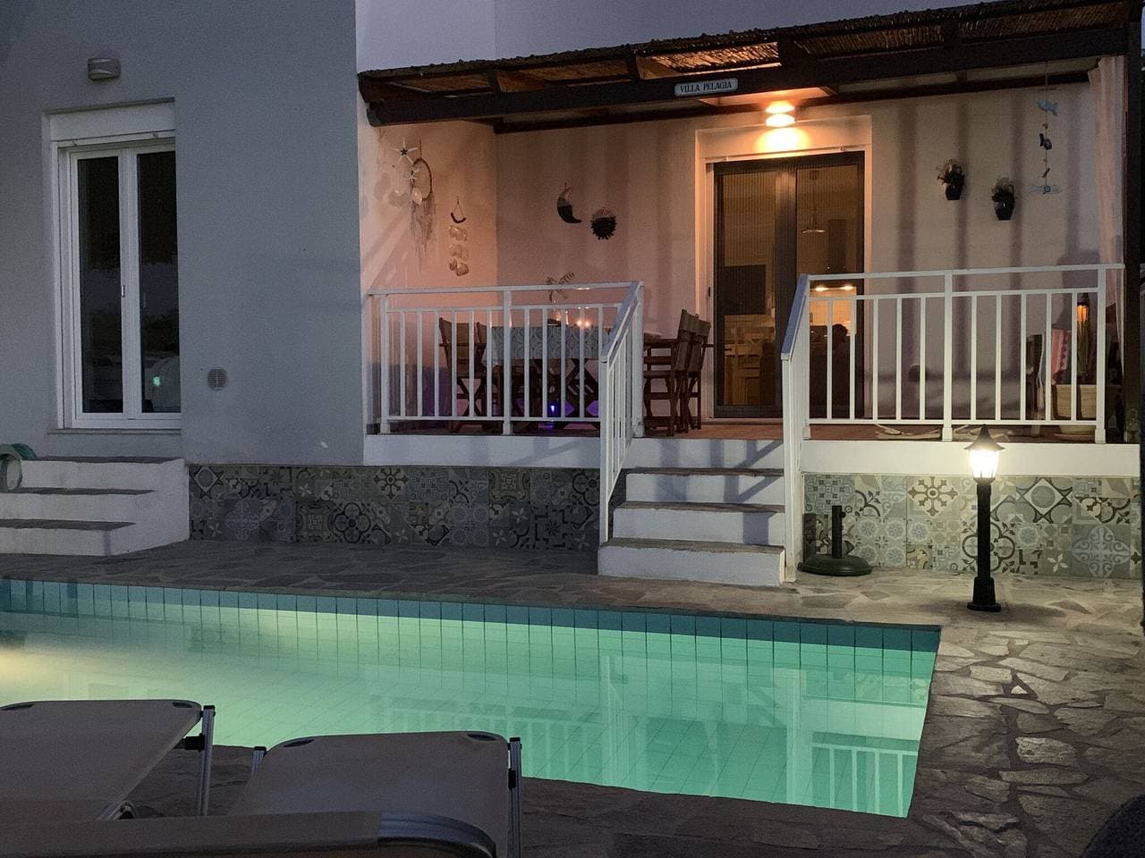 Foto 12 von 39: Villa in Loutra mit Meerblick und Pool