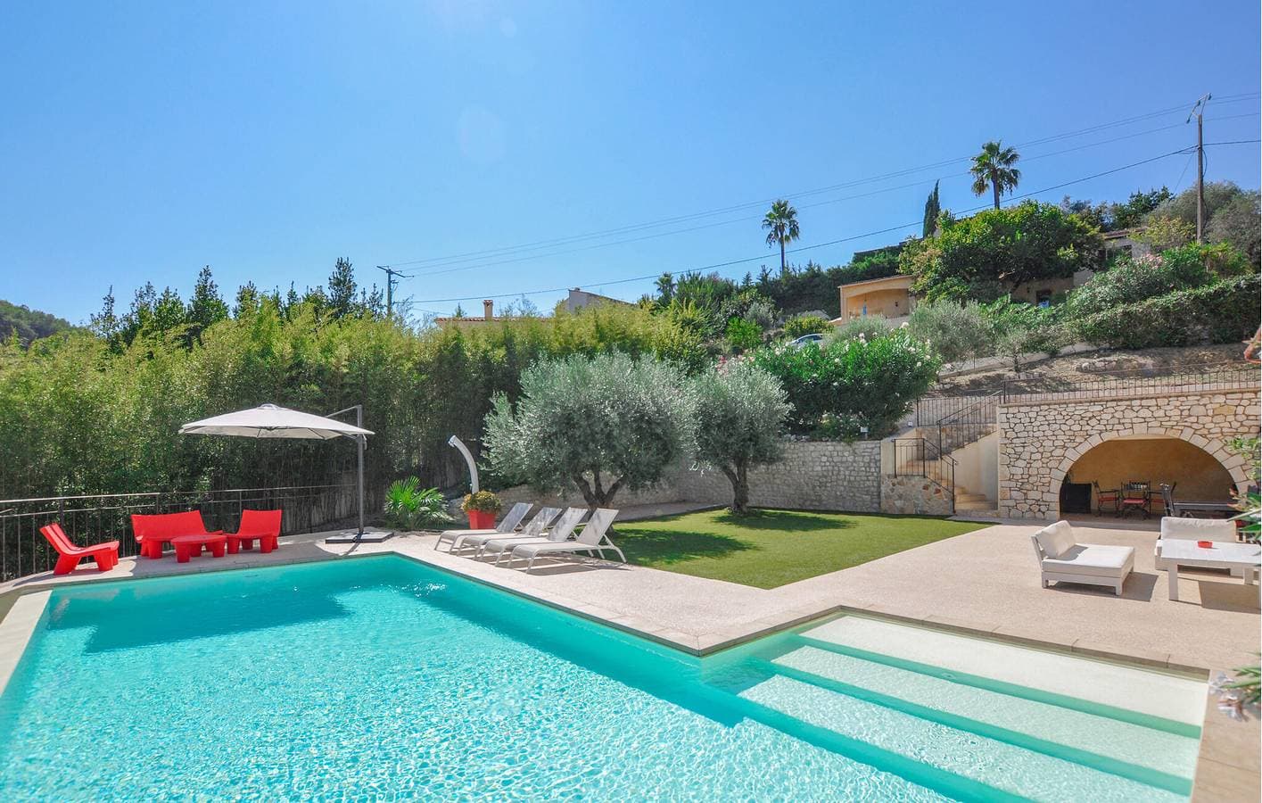 Foto 9 von 35: Luxuriöse Wohnung mit Pool, Parkplatz und AC | La Colle-sur-Loup
