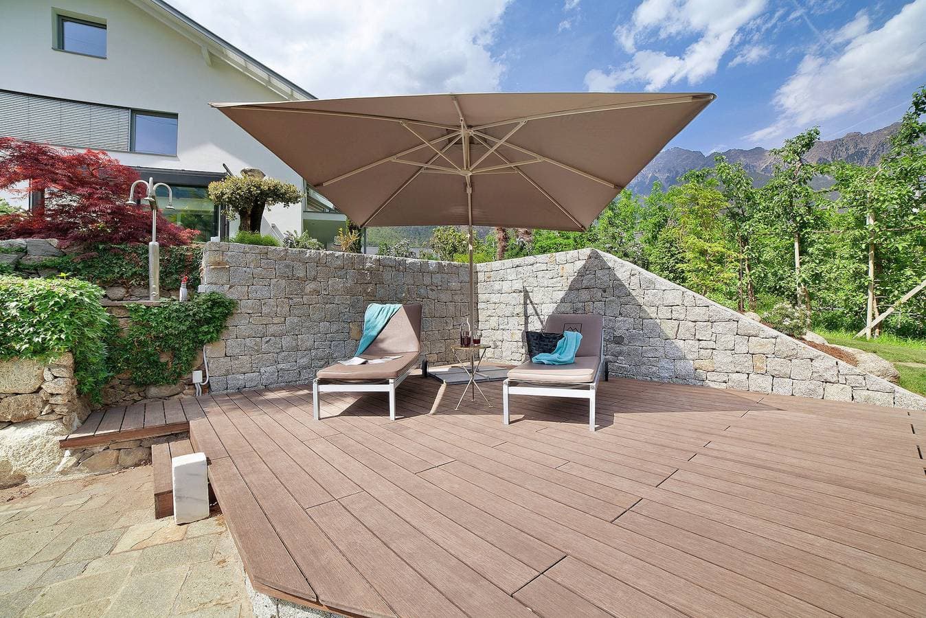 Foto 8 von 28: Einzimmerapartment "Casa Sonngart" mit Bergblick, privatem Pool & WLAN