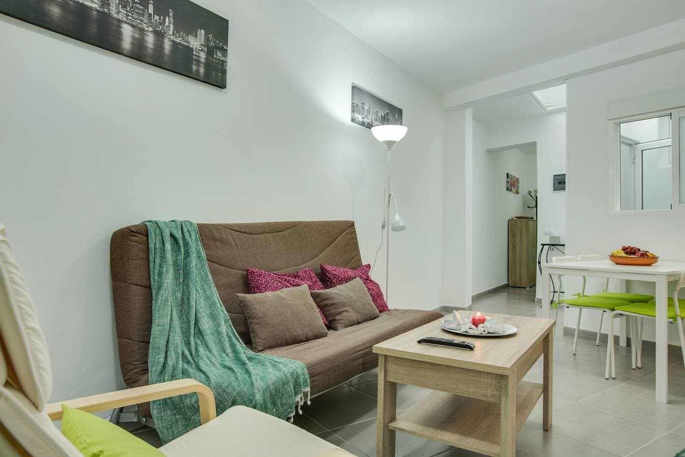 Foto 5 von 20: Gemütliche Ferienwohnung "1B Srv" nahe dem Meer mit WLAN und Ventilatoren