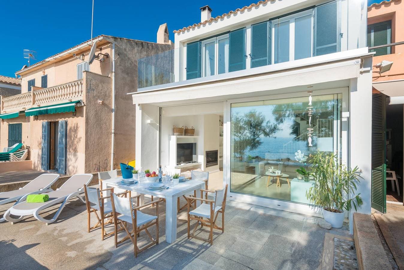 Foto 5 von 41: Port Nou Ca Na Cati - Ferienhaus mit Meerblick in Cala Bona. WiFi gratis