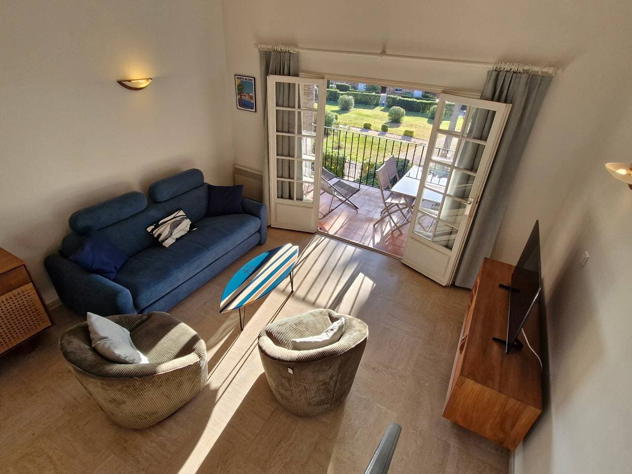 Foto 7 von 24: Apartment mit Mezzanine und Pool, Haustiere erlaubt, privater Parkplatz in Sainte-Maxime