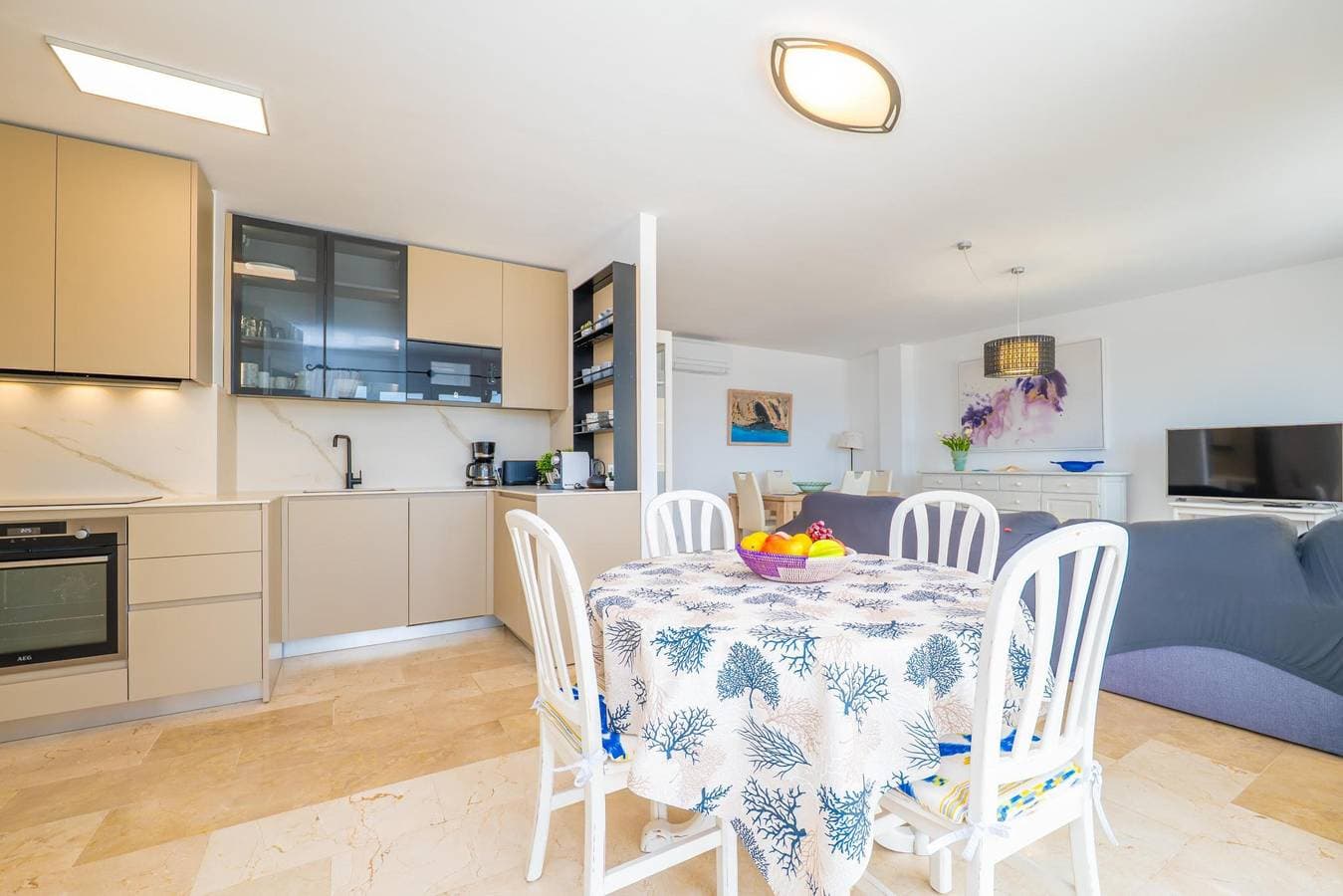 Foto 11 von 34: Brisa Marina - Modernes Apartment direkt am Meer in Colònia de Sant Pere – Kostenloses WLAN