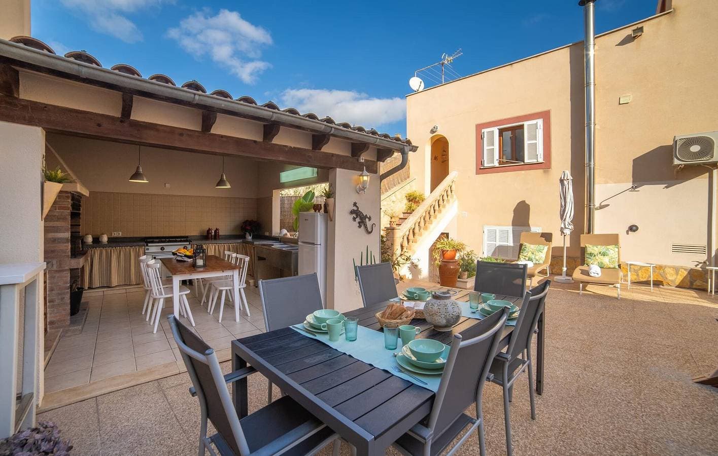 Foto 10 von 42: Reizende 2-Zimmer-Wohnung mit Pool, WLAN und in der Nähe des Strandes Son Moll