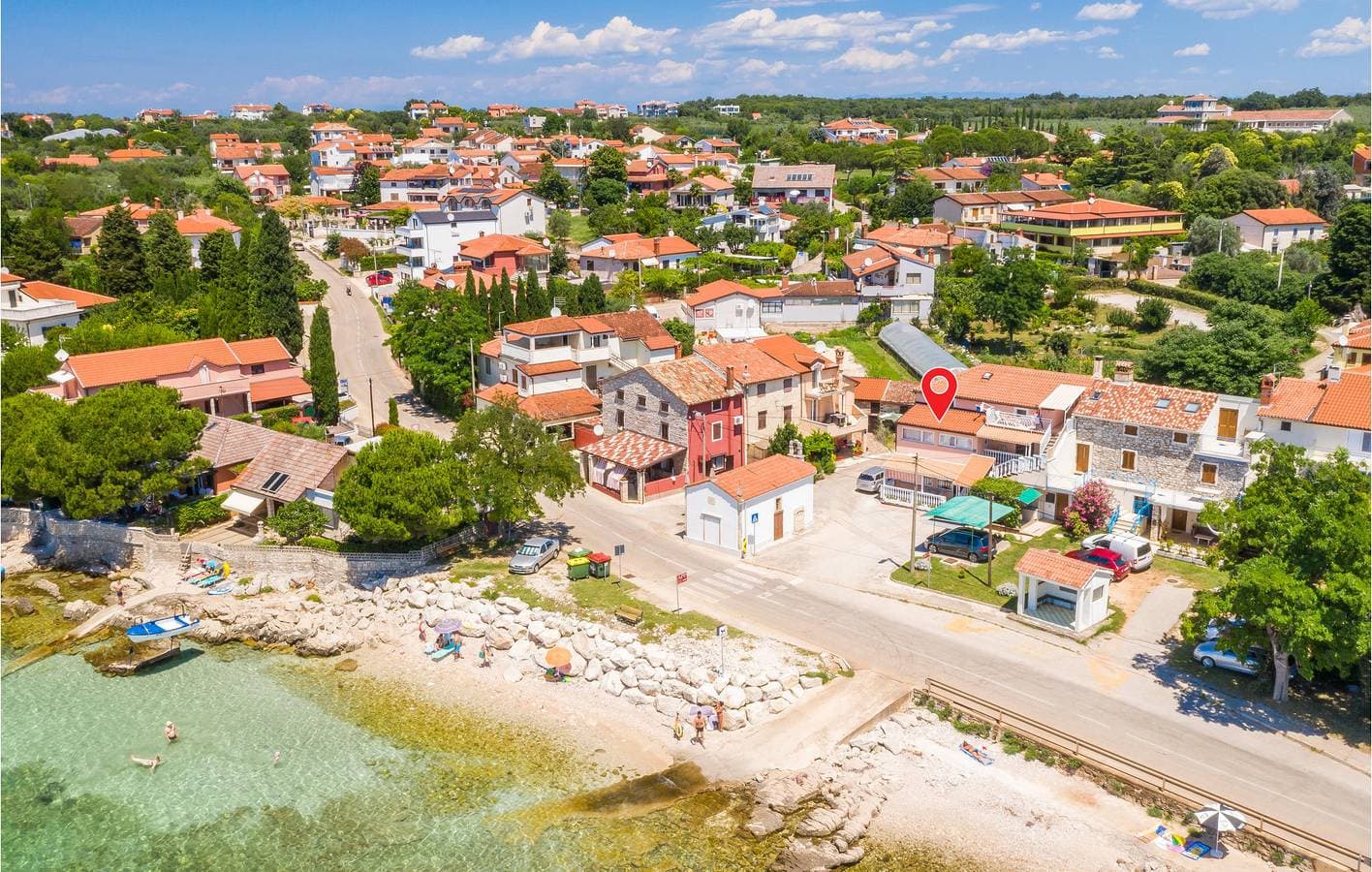 Foto 2 von 22: Apartment am Meer mit Terrasse, Parkplatz und WLAN – 300 m vom Strand entfernt