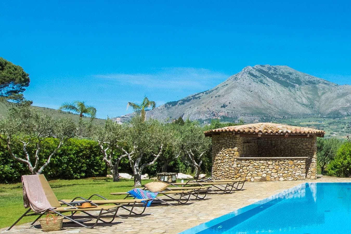 Foto aus einem Haus in Sizilien