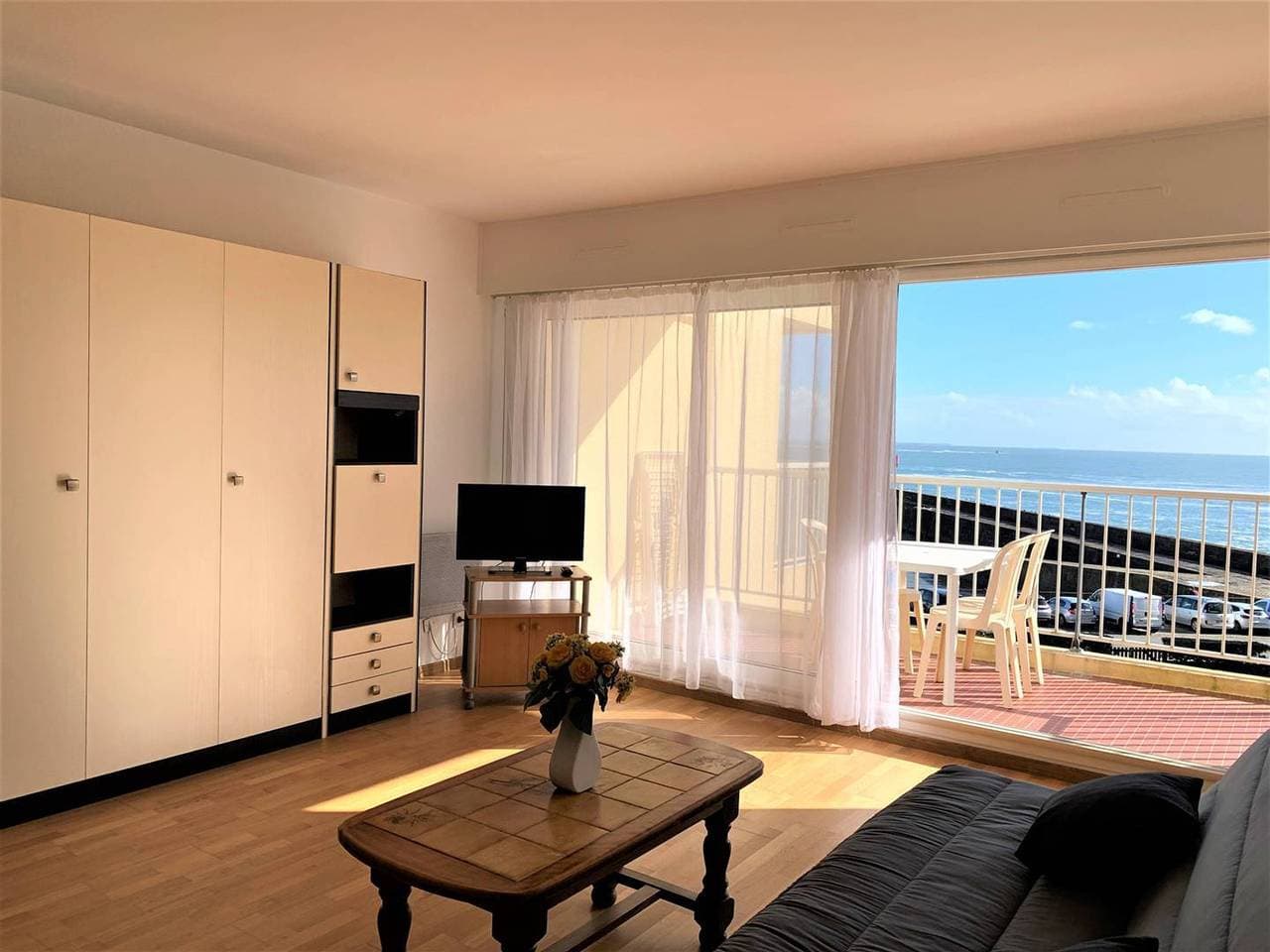 Foto 4 von 15: Geräumiges Studio in Quiberon, Meerblick, 40m²