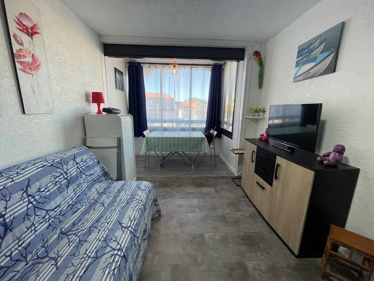 Foto 3 von 15: Gemütliche 2-Zimmer-Wohnung am Strand von Saint-Cyprien mit Loggia und Parkplatz