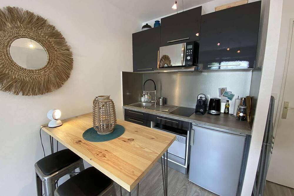Foto 5 von 11: Studio Kabine mit schöner Terrasse in Strandnähe