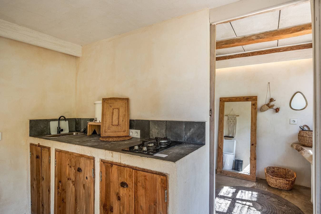Foto 10 von 30: Landhaus 'Sa Caseta Mallorca Studio' mit Bergblick, Gemeinschaftspool und WLAN