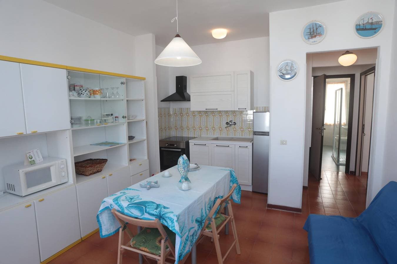 Foto 8 von 41: Residenz Cala di Seta Dreizimmerwohnung Luca mit Meerblick für 5 Personen