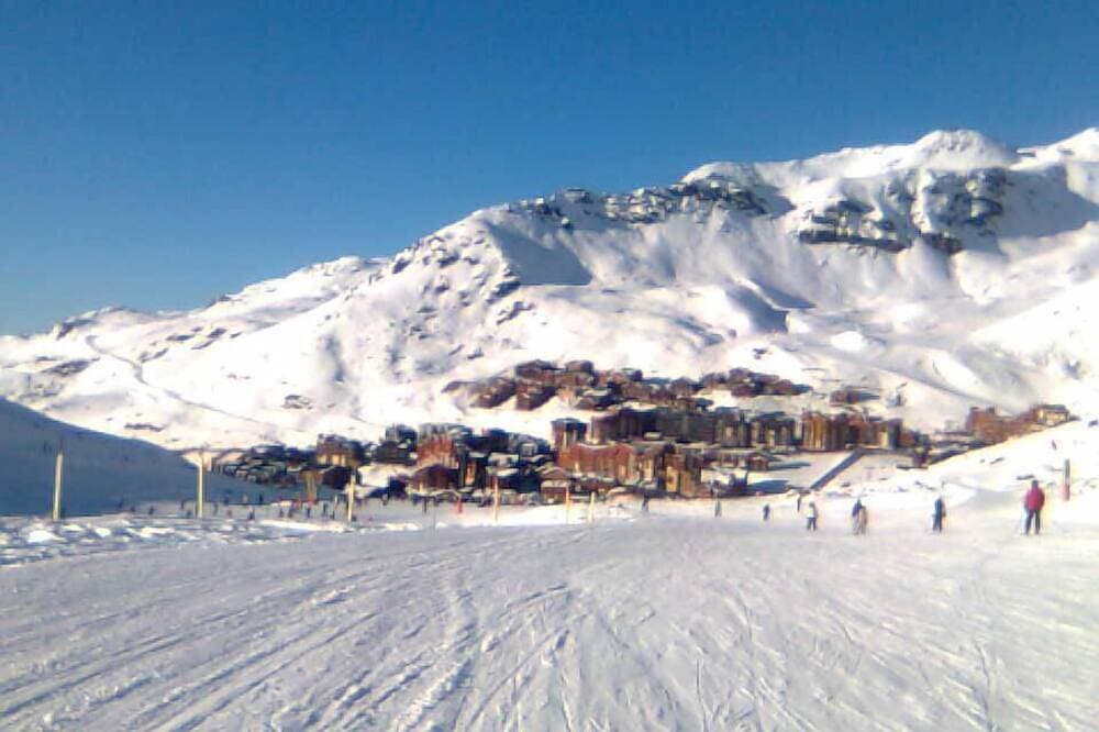 Foto 10 von 23: Charmante Ferienwohnung in Valthorens für 4 Personen, herrlicher Blick auf den Südbalkon