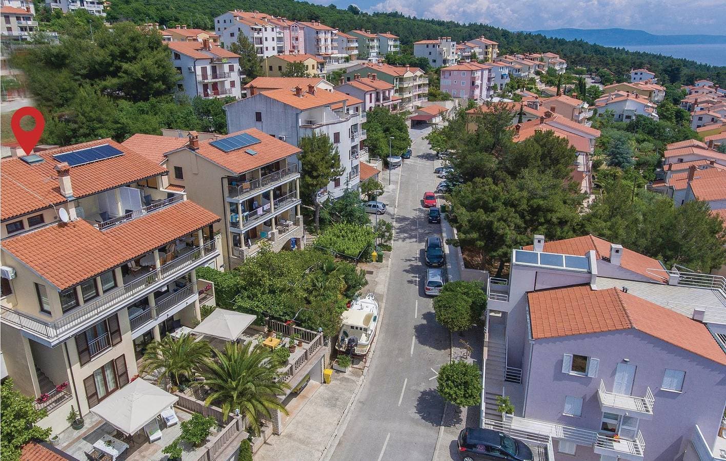 Foto 5 von 23: Apartment am Meer mit Terrasse, WLAN und Parkplätzen an der Straße – 600 m vom Strand entfernt