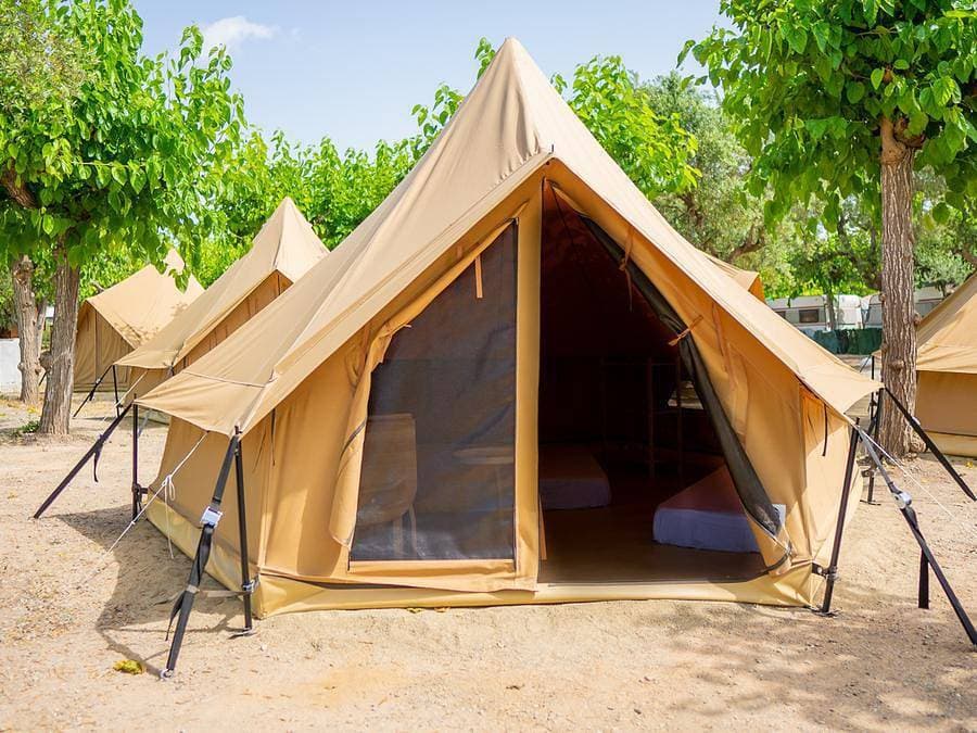 Foto 5 von 28: Camping Cambrils Caban - Zelt 3 personen - Glamping Rafal 1/3 pers