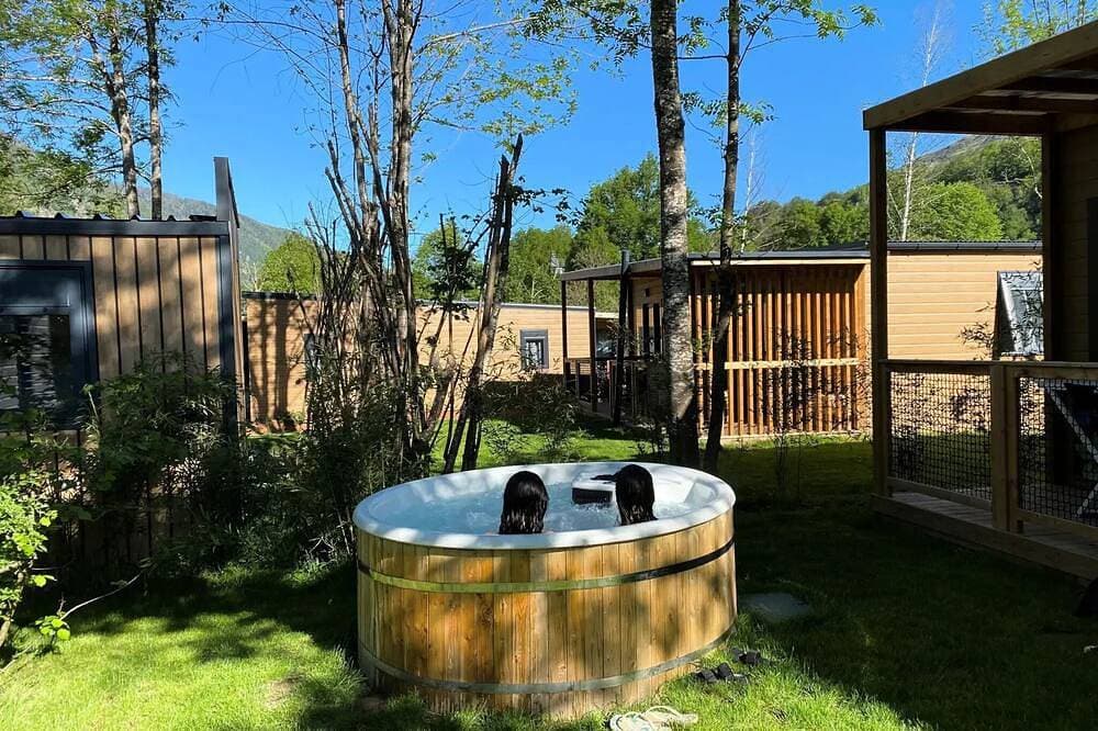 Foto 4 von 30: Mobil-home Confort 23m² - 1 bedroom + Covered terrace + Reversible air conditioning + TV 2 persons
