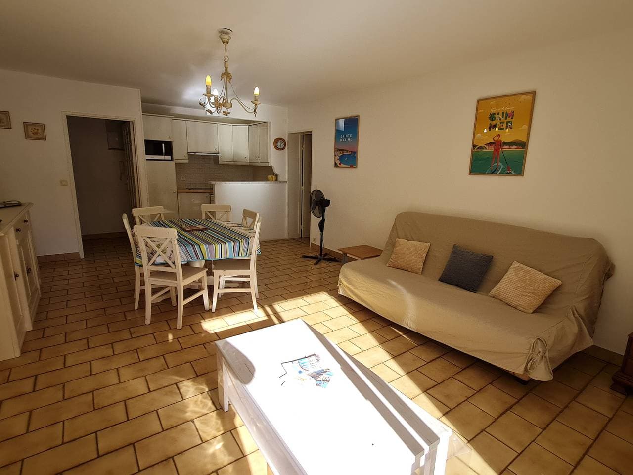 Foto 8 von 23: 2-Zimmer-Wohnung mit Klimaanlage, Pool und Haustieren in Sainte-Maxime