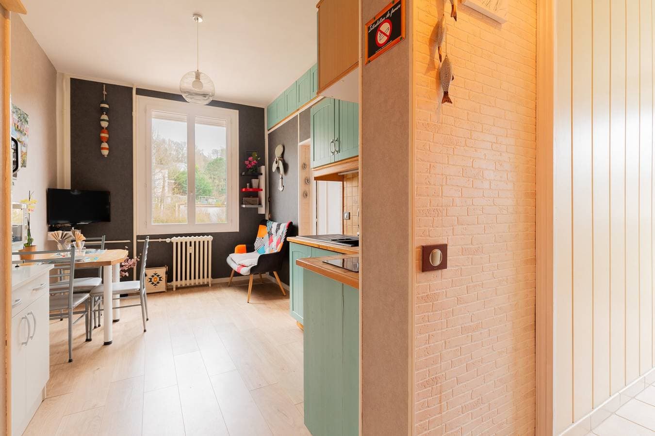 Foto 12 von 21: Appartement „Résidence Pleine Mer“ mit Meerblick und Gemeinschaftsgarten