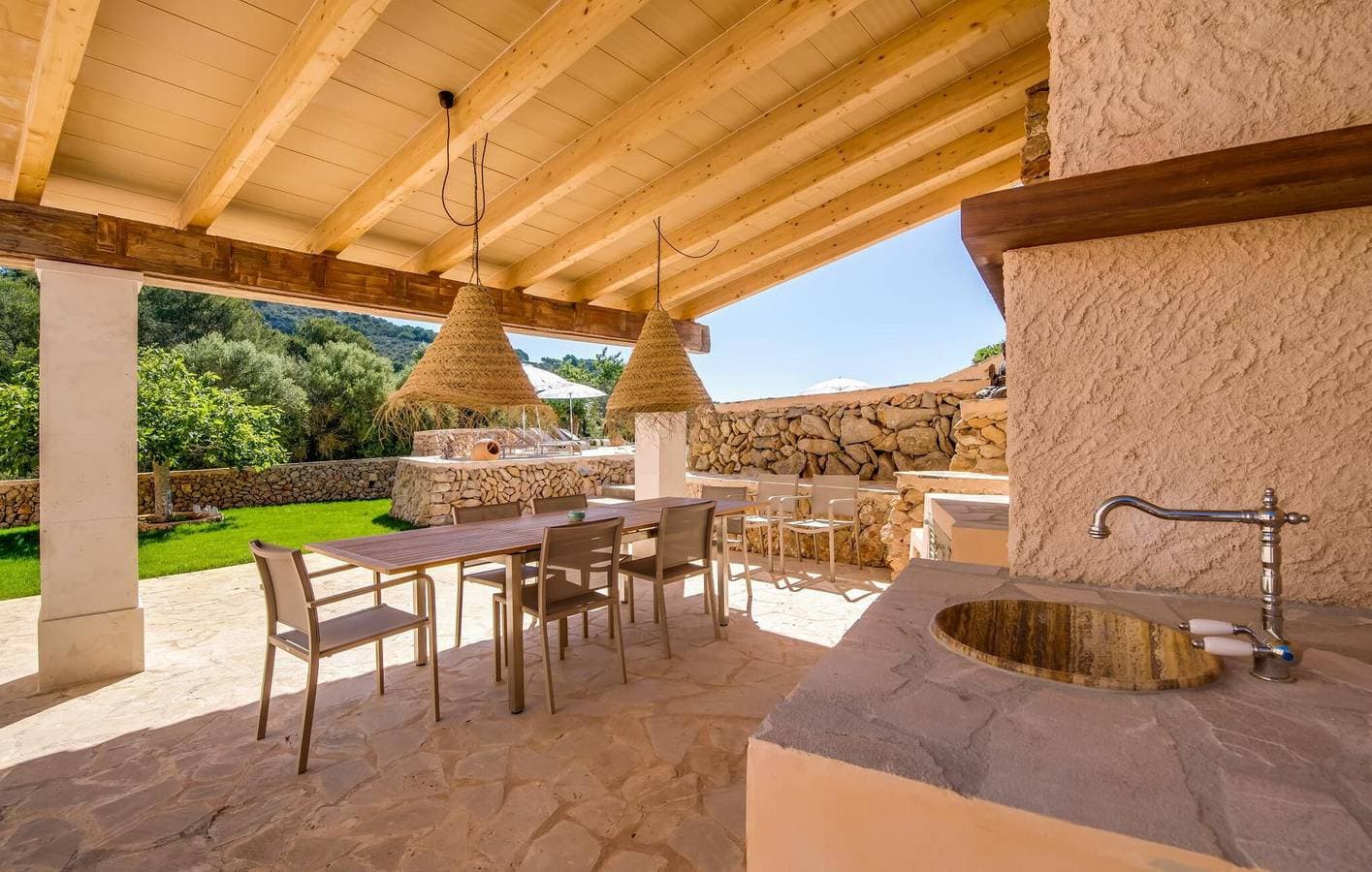 Foto 12 von 43: Meerblick-Wohnung mit Pool, Terrasse & AC | Es Carritxó 800m