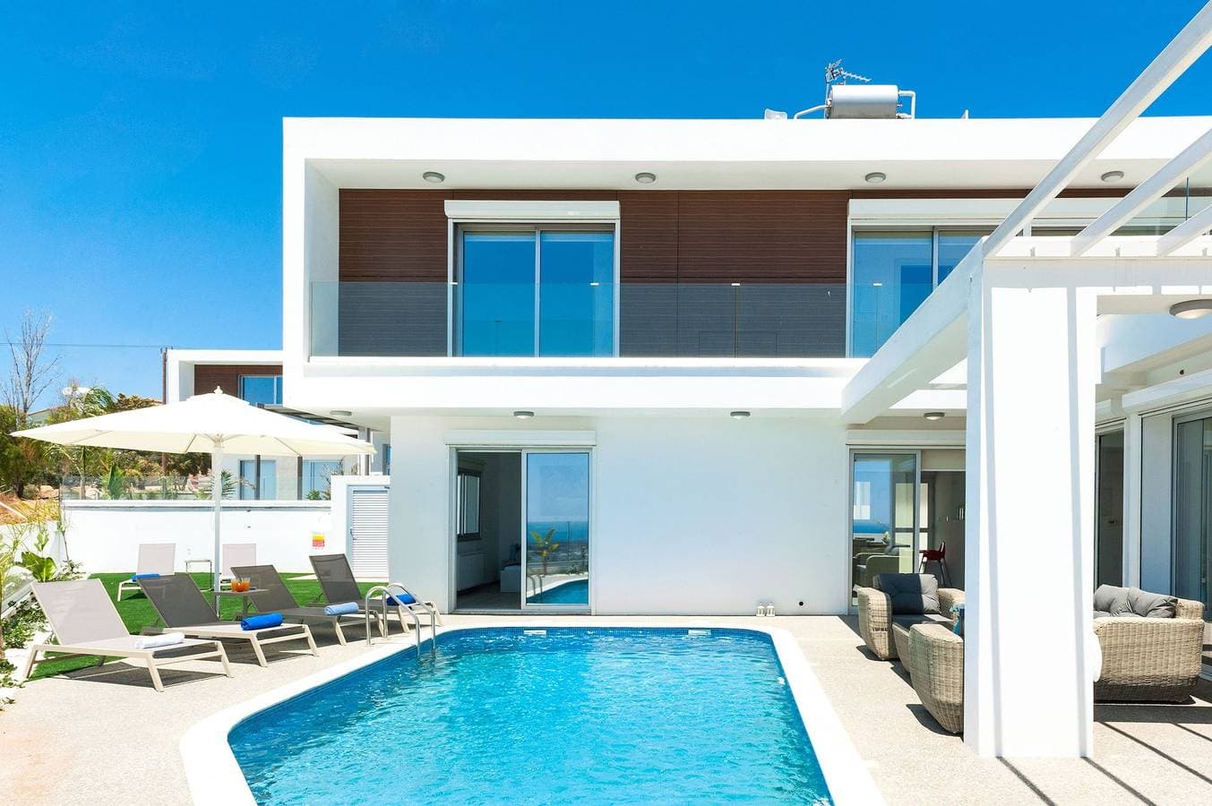 Foto 4 von 32: Villa für 7 Personen mit Pool