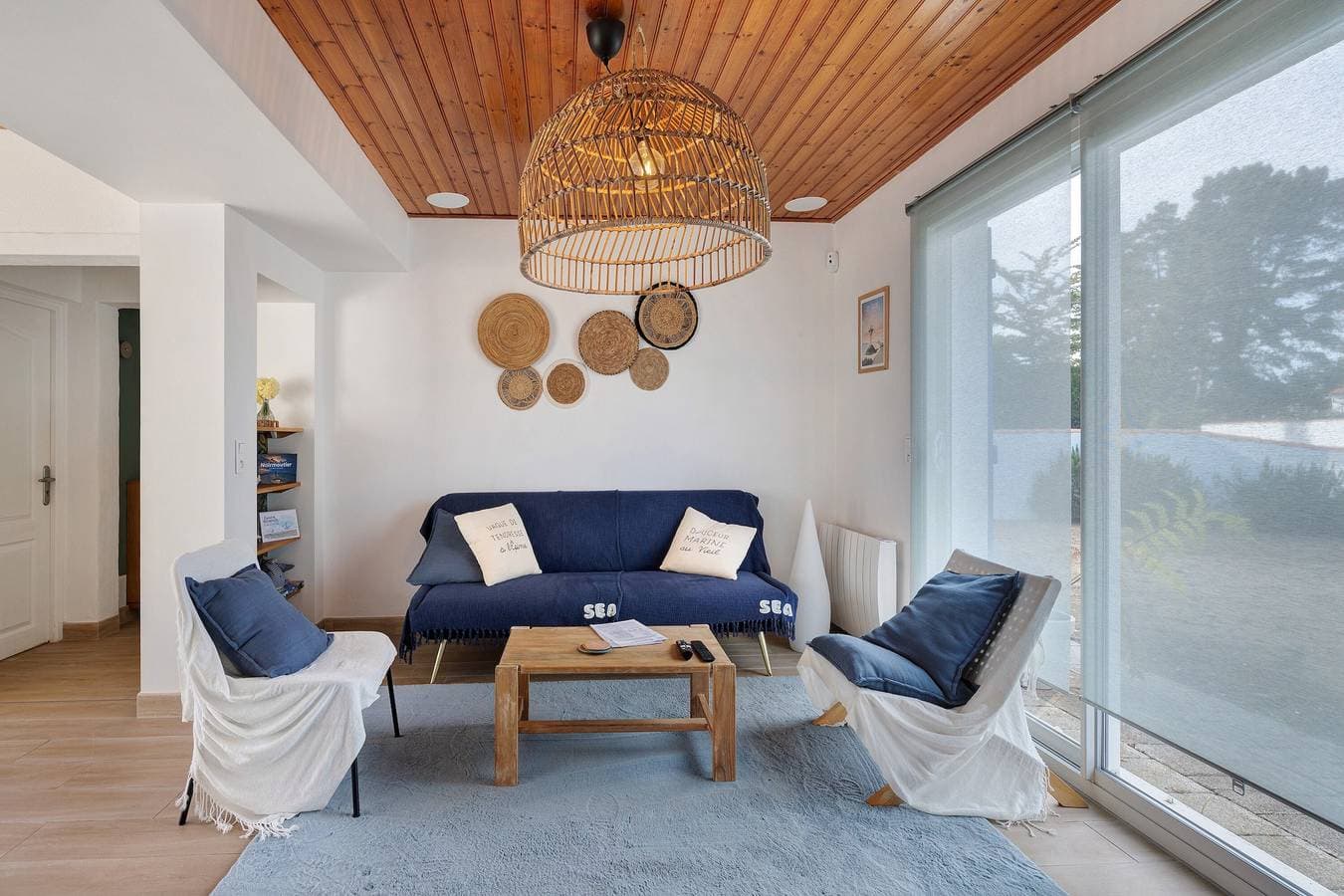 Foto 7 von 32: Ferienhaus 'Maison familiale' mit direktem Strandzugang, Terrasse, Garten und WLAN